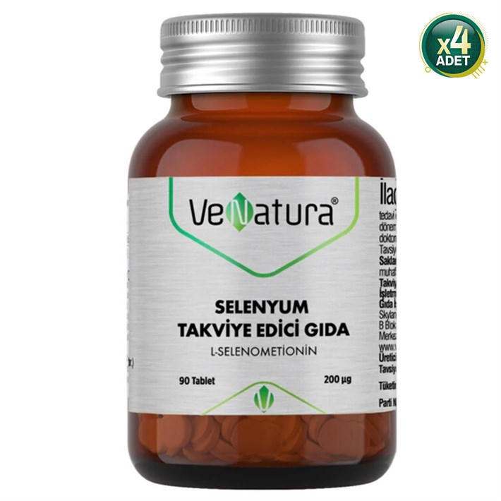 Venatura Selenyum 90 Tablet 4 Adet