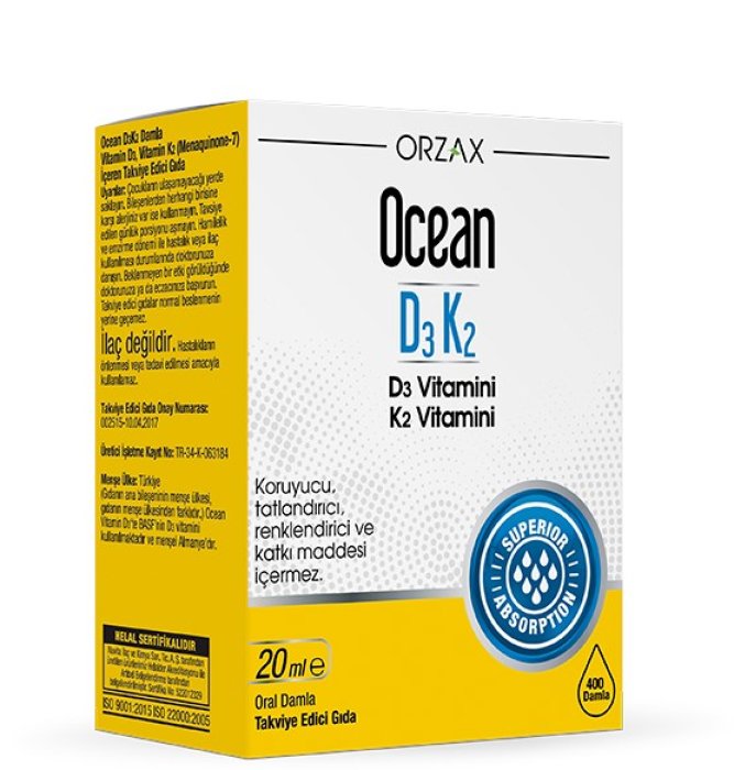 Ocean D3K2 20ml Damla