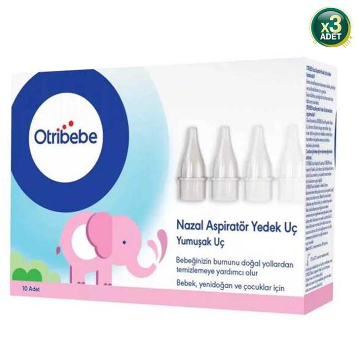 Otribebe Nazal Aspiratör Yedek Uç 10 Adet 3 Adet