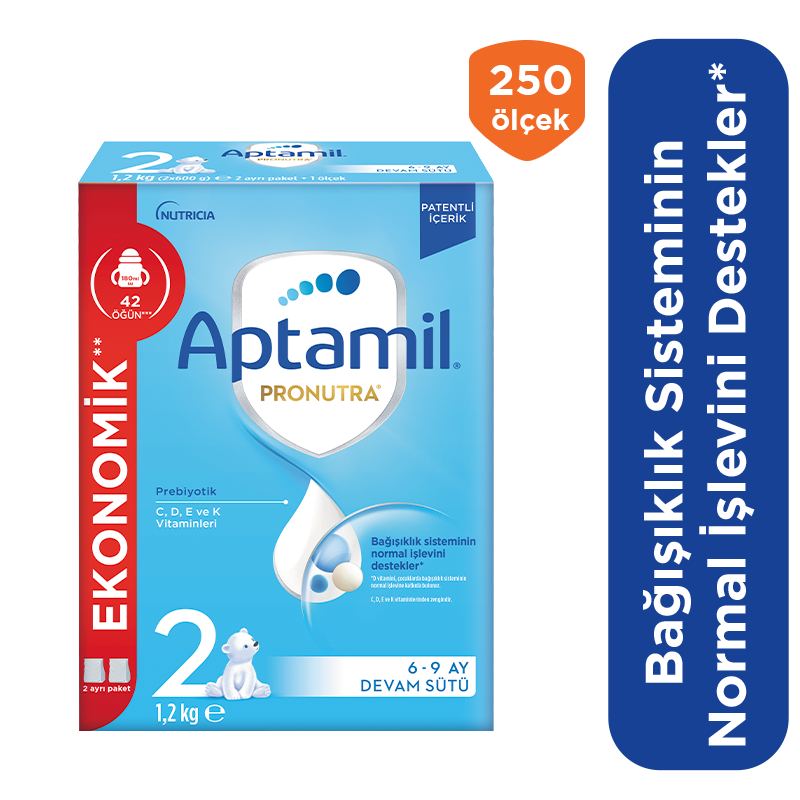 Aptamil 2 Bebek Biberon Maması 1200 G