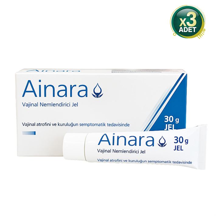 Ainara Vajinal Nemlendirici Jel 30 Gr 3'Lü PAKET (SKT:01/2027)
