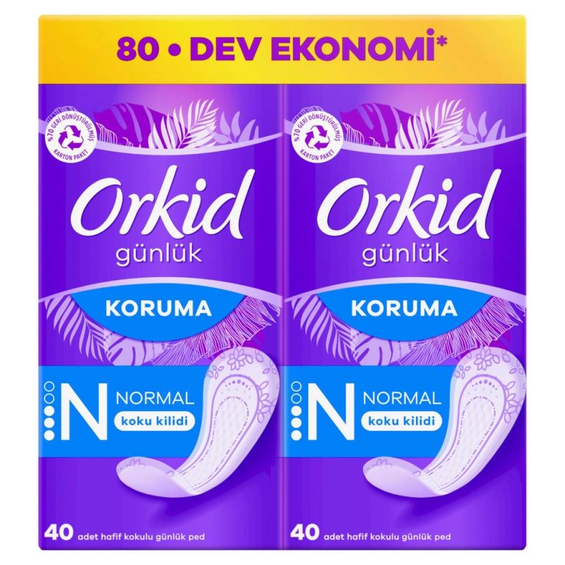 Orkid Günlük Koruma Günlük Ped Normal 80'li