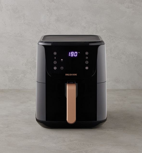 English Home AIF 2030 XL Sıcak Tutma Hazneli Airfryer 1500W Siyah-Bakır