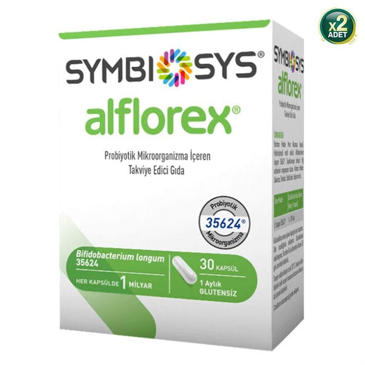 Symbiosys Alflorex Probiyotik 30 Kapsül 2 Adet