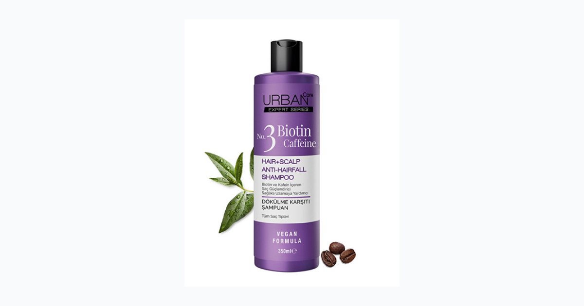 Urban Care Expert Serisi Biotin &amp; Kafein Dökülme Karşıtı Saç Bakım Şampuanı 350 ml