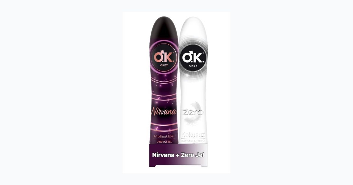 Okey Nirvana Uyarıcı Jel 100 ml Zero Kayganlaştırıcı Jel 100 ml