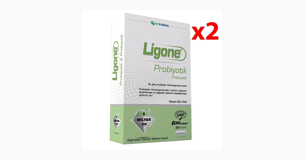 Ligone Probiyotik 30 Kapsül 2'Li