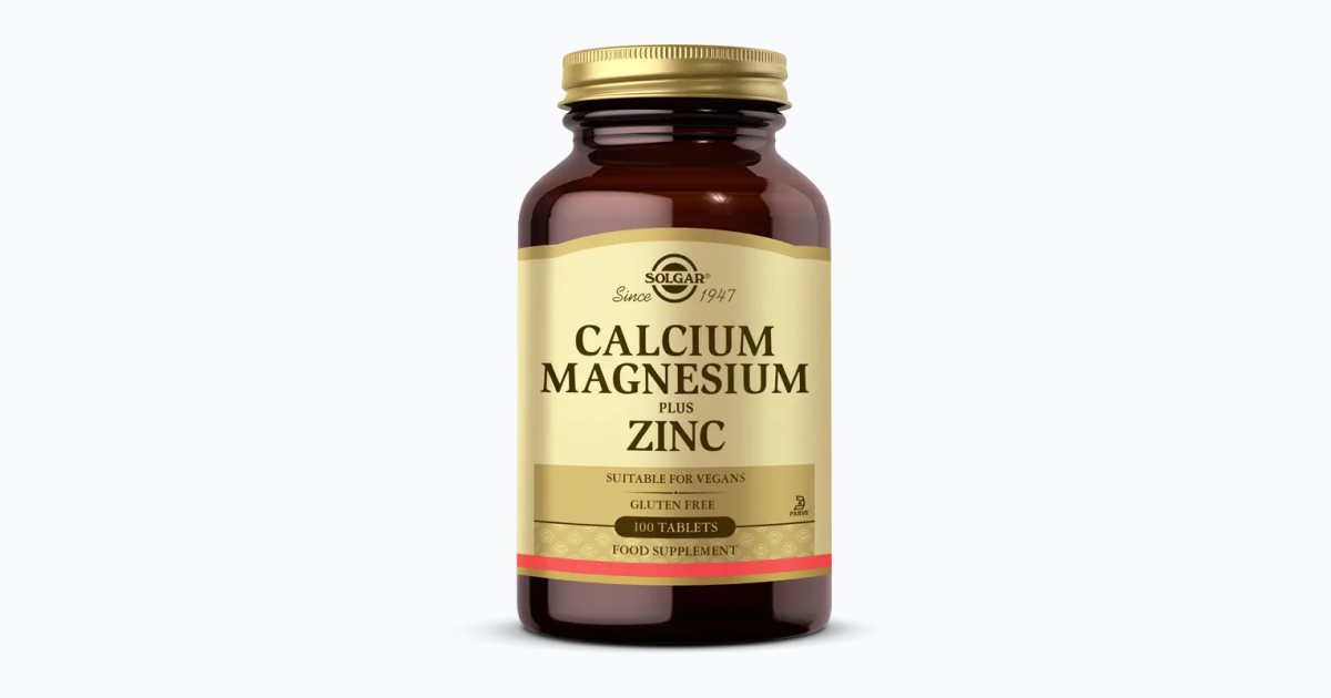 Solgar Calcium Magnesium Plus Zinc 100 Tablet