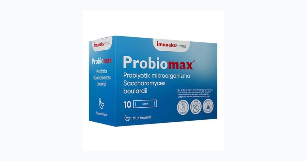 İmuneks Farma Probiomax Takviye Edici Gıda 10 Saşe