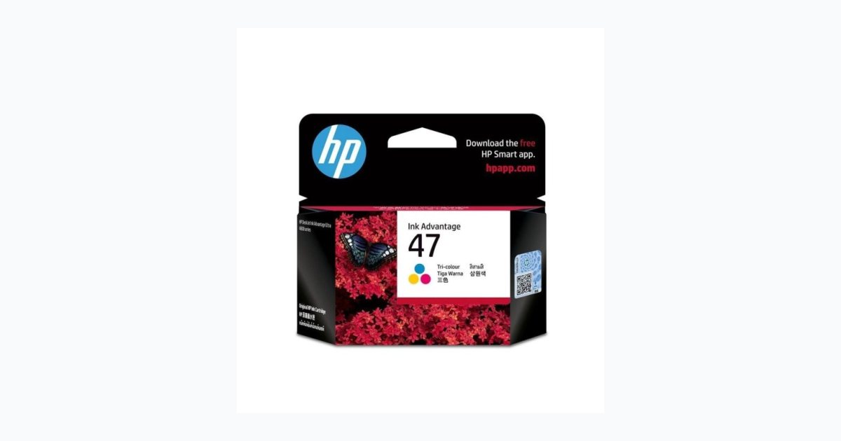 HP 47 6Zd21Ae 6Zd61Ae Siyah ve Renkli 2 li Paket 4800