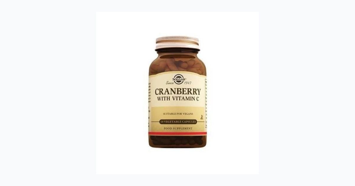 Solgar Cranberry With Vitamin C 60 Kapsül