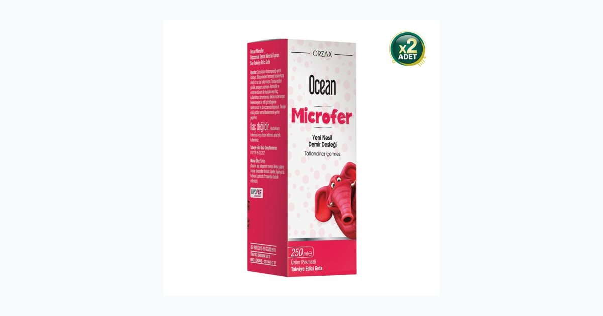 Ocean Microfer Şurup 250 Ml 2 Adet