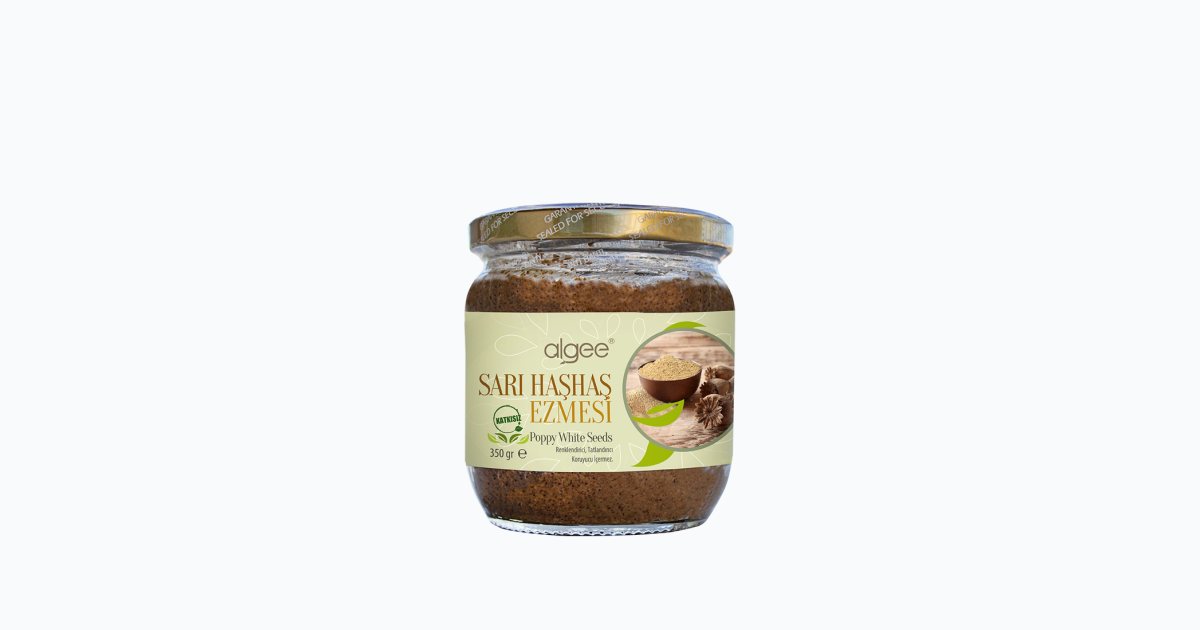 Algee Sarı Haşhaş Ezmesi 350 Gr