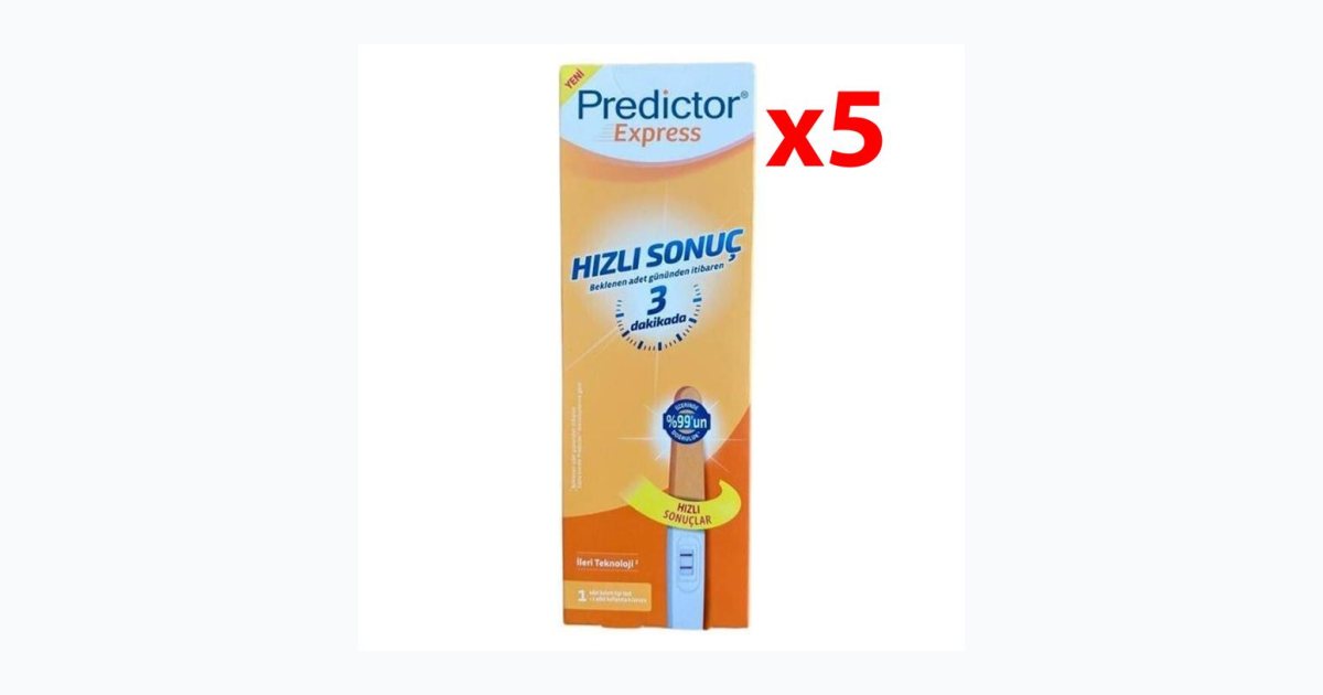 Predictor Express Erken Gebelik Testi 5 Adet
