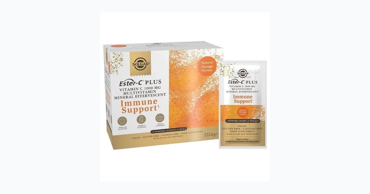 Solgar Ester-C Plus Vitamin C 1000 Mg Efervesan 21 Sachet