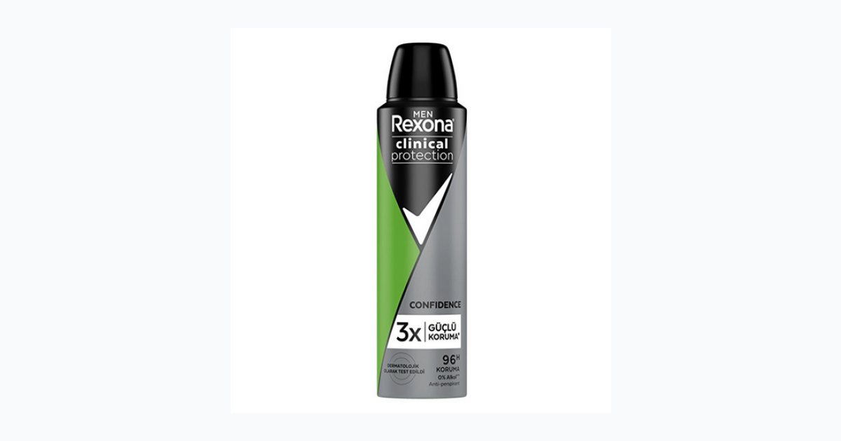 Rexona Men Clinical Protection Erkek Sprey Deodorant Active Fresh 150 ml