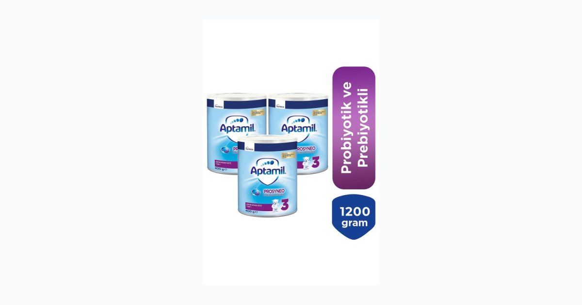 Aptamil Prosyneo 3 400gr Çocuk Devam Sütü 3 Adet