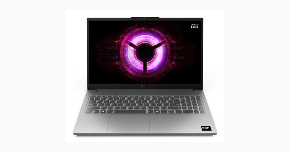 LENOVO LOQ E AMD Ryzen 5-7535HS 16GB 512GB SSD 15.6" FHD 144 Hz RTX 3050 6GB GDDR6 Gaming Laptop 83S0002VTR