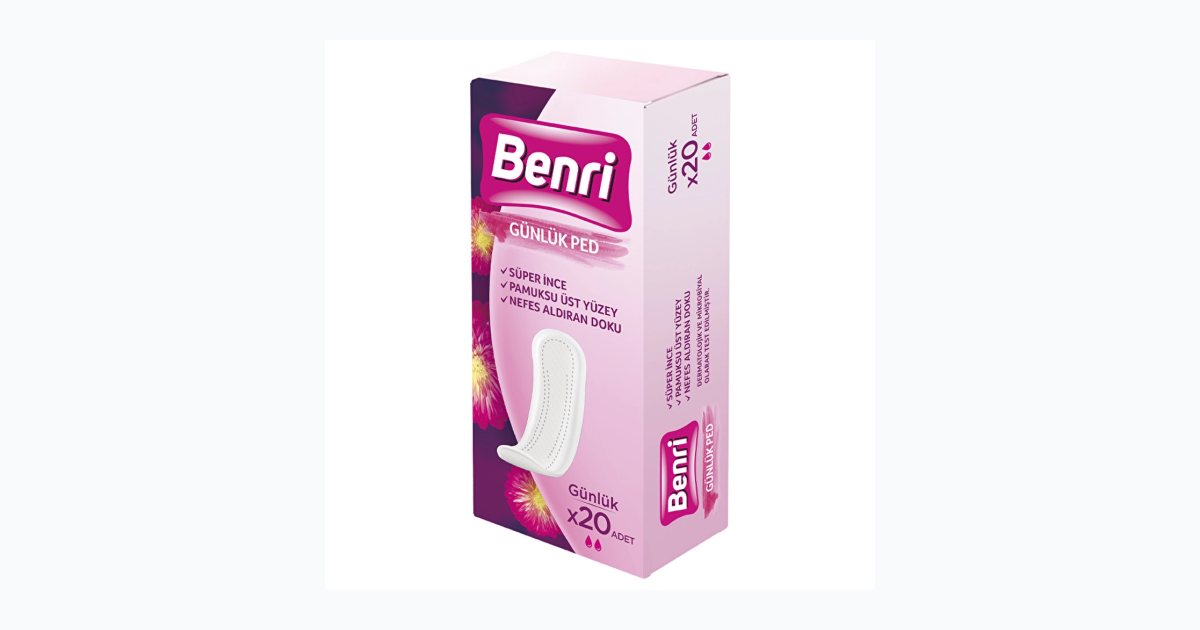 Benri Günlük Ped 20'li