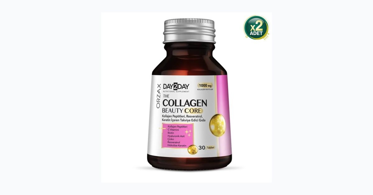 Day2day Collagen Beauty Core 30 Tablet 2 'Li Paket