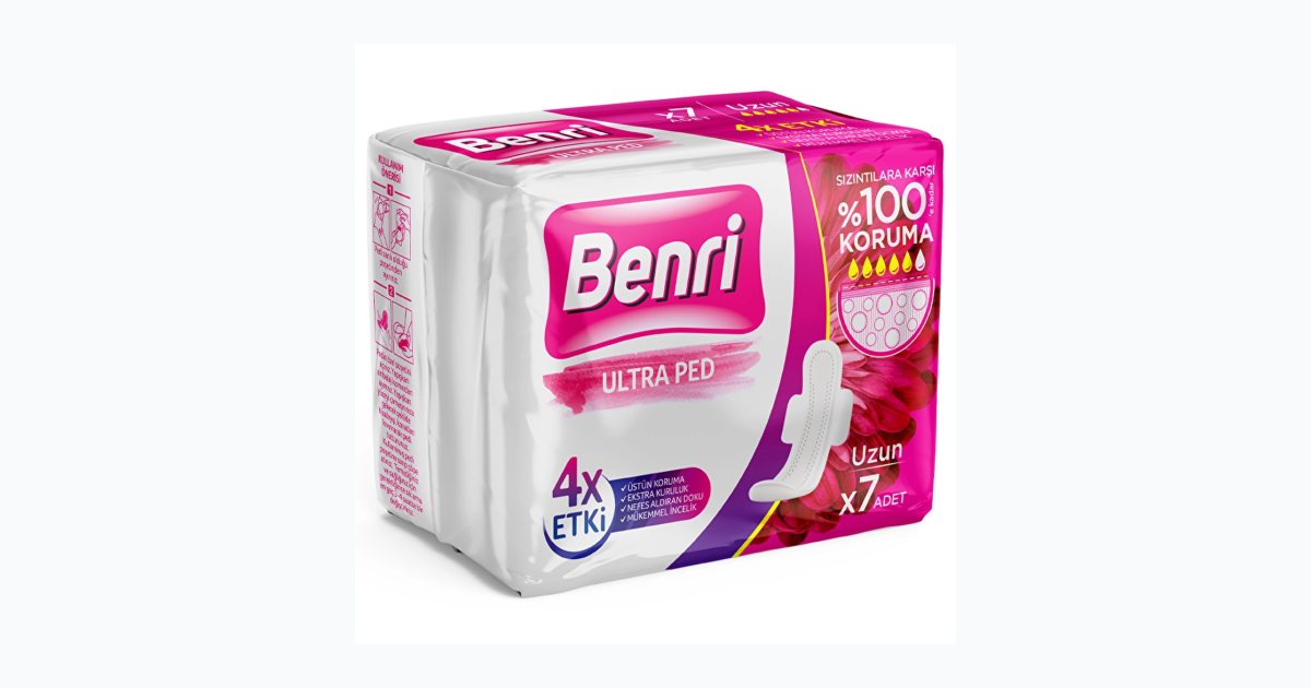 Benri Hijyenik Ped Uzun 7'li