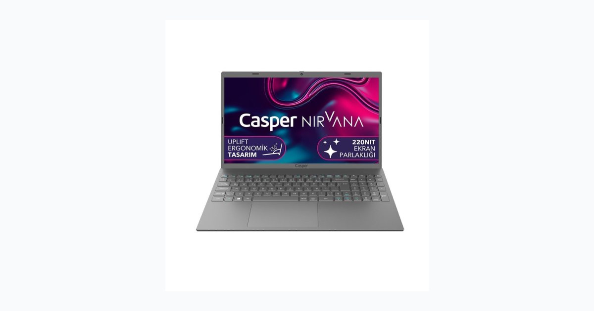 CASPER Nirvana Intel Celeron N4020 4GB RAM 120GB SSD Windows 11 Home 15.6"