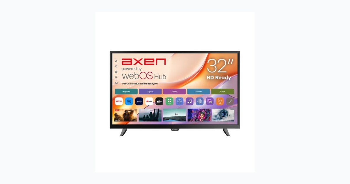 Axen AX32HMLN-A14S  80 Ekran HDR Android Smart Led Tv