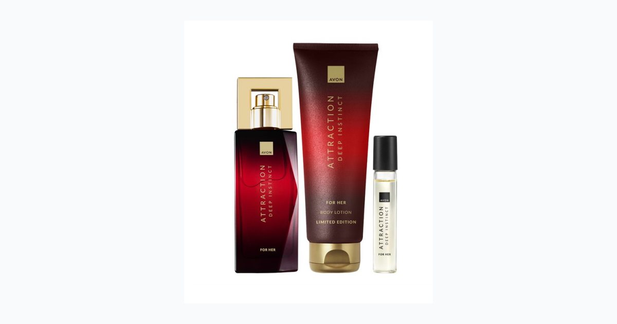 Attraction Deep Instinct EDP 50ml Kadın Parfüm Hediye Seti