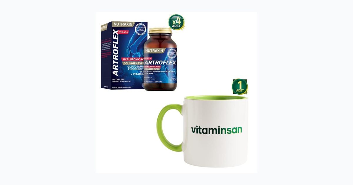 Nutraxin Artroflex HYA-C-II 90 Tablet Kupa Bardak Hediyeli
