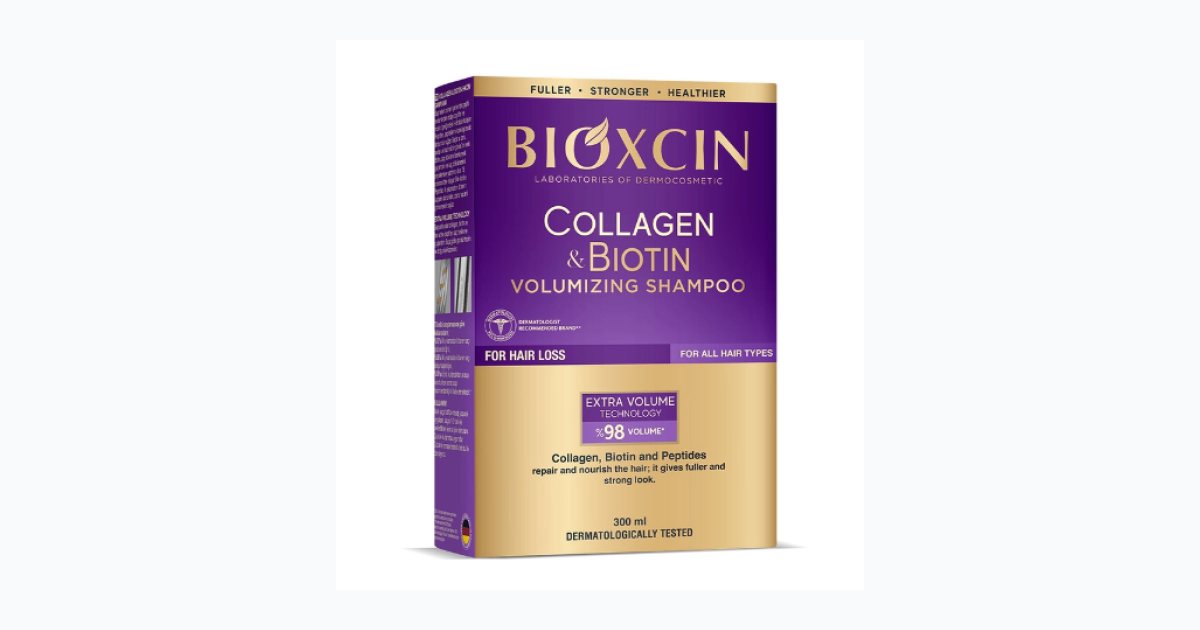 Bioxcin Collagen &amp; Biotin Hacim Şampuanı 300 ml