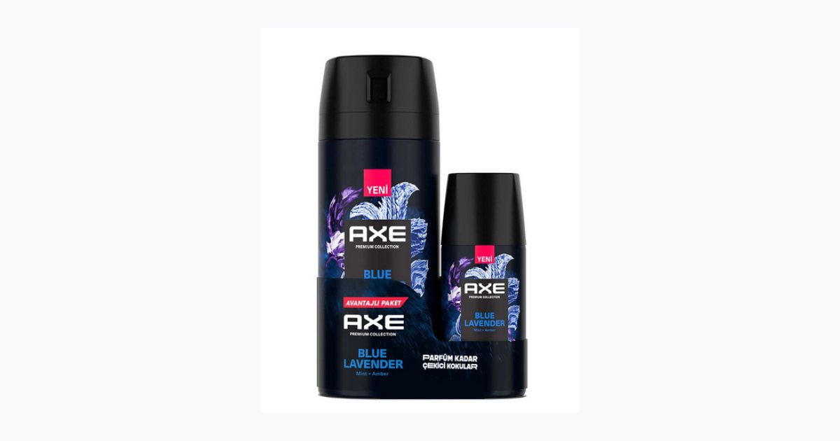 Axe Blue Lavender Erkek Deodorant Sprey 150 ml + Roll On 50 ml