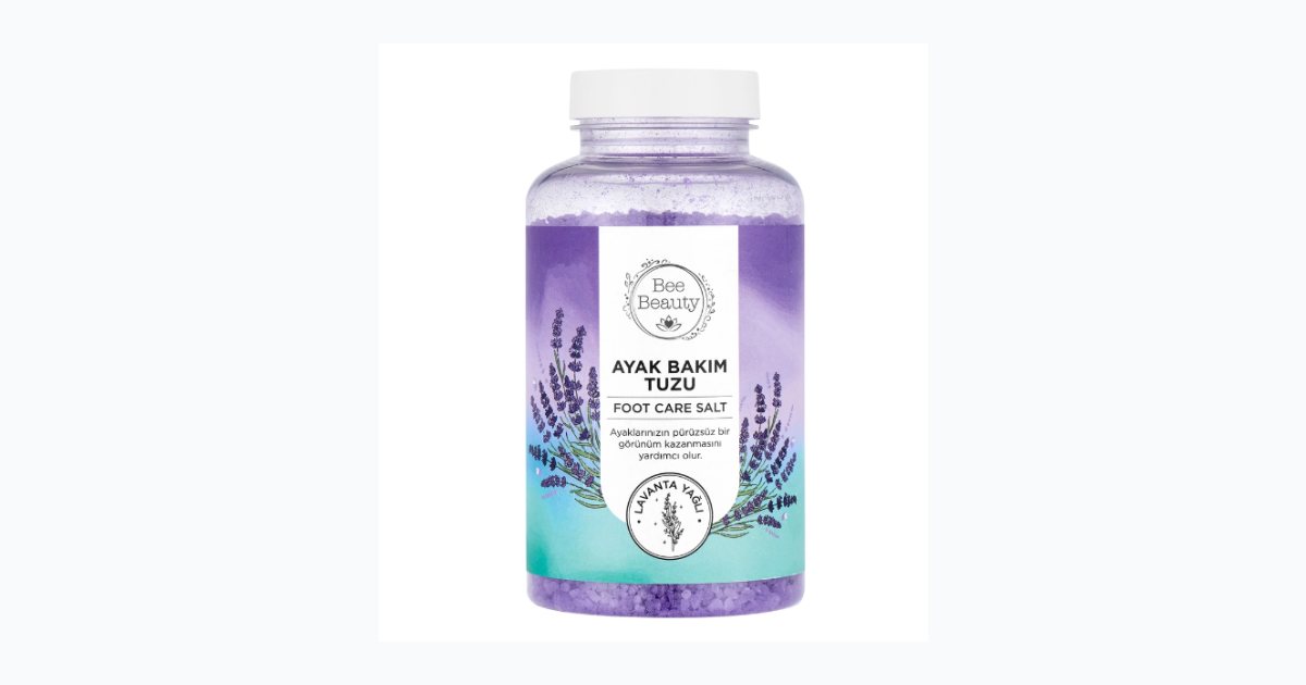 Bee Beauty Lavanta Yağlı Ayak Bakım Tuzu 400 gr