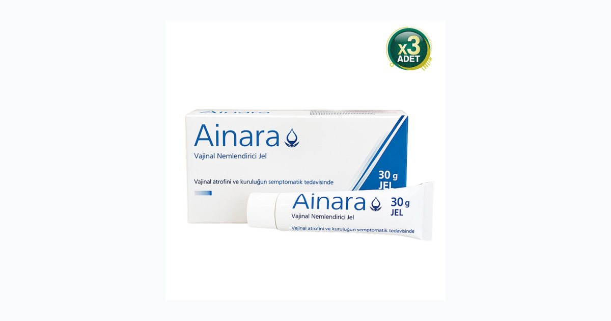 Ainara Vajinal Nemlendirici Jel 30 Gr 3'Lü PAKET (SKT:01/2027)