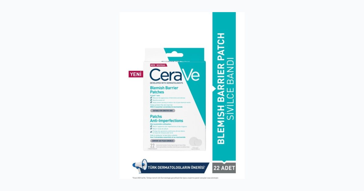 Cerave Blemish Barrier Patch Sivilce Bandı