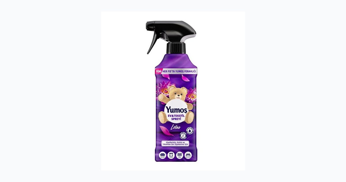 Yumoş Sprey Lotus Ev ve Tekstil Spreyi 450 ml
