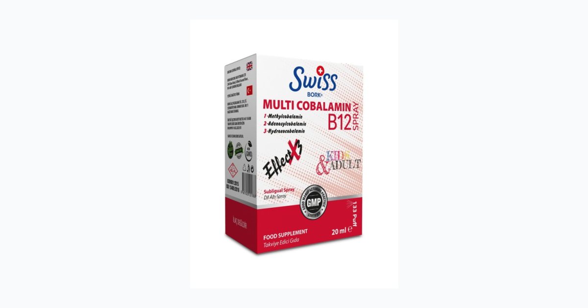 Swiss Bork Multi Cobalamin B12 Sprey 20 Ml