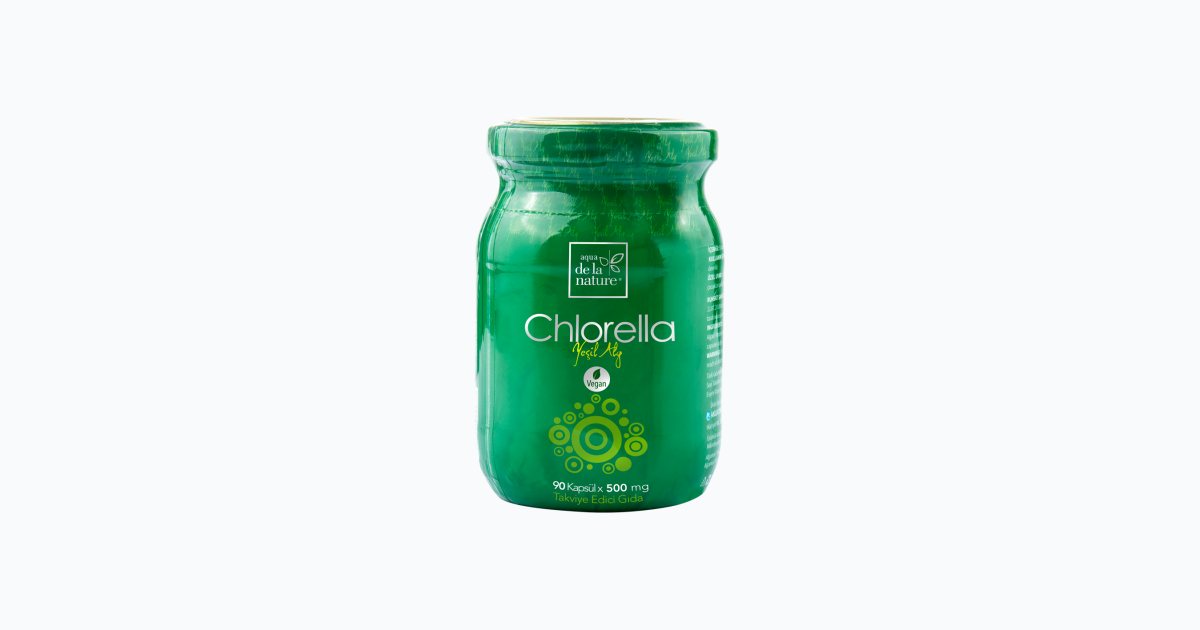 Aqua De La Nature Chlorella Bitkisel Kapsül 500 Mg X 90 Adet