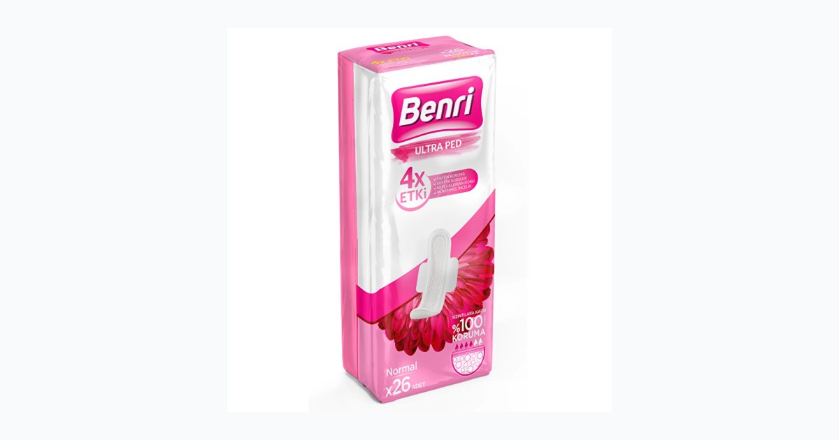 Benri Hijyenik Ped Normal Çoklu 26'lı