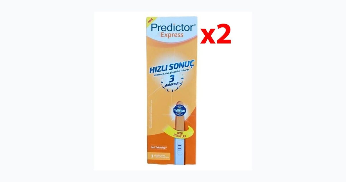 Predictor Express Erken Gebelik Testi 2 Adet