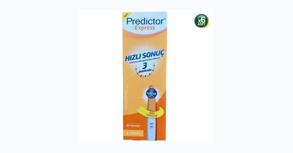 Predictor Express Erken Gebelik Testi 6 Adet