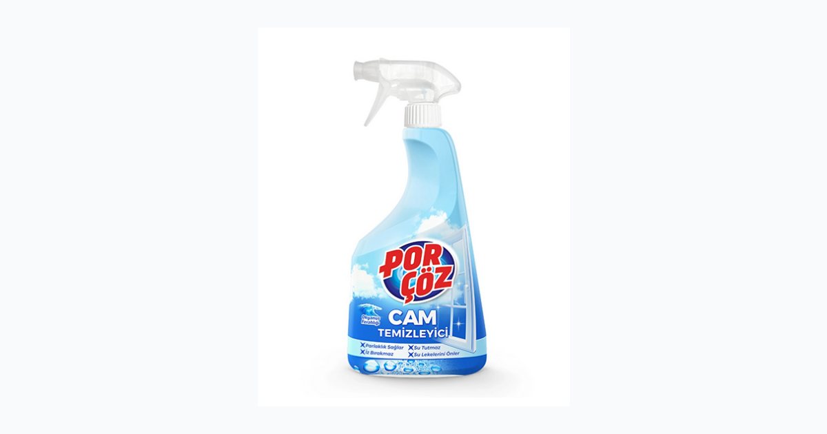 Porçöz Cam Temizleyici Sprey 500 ml