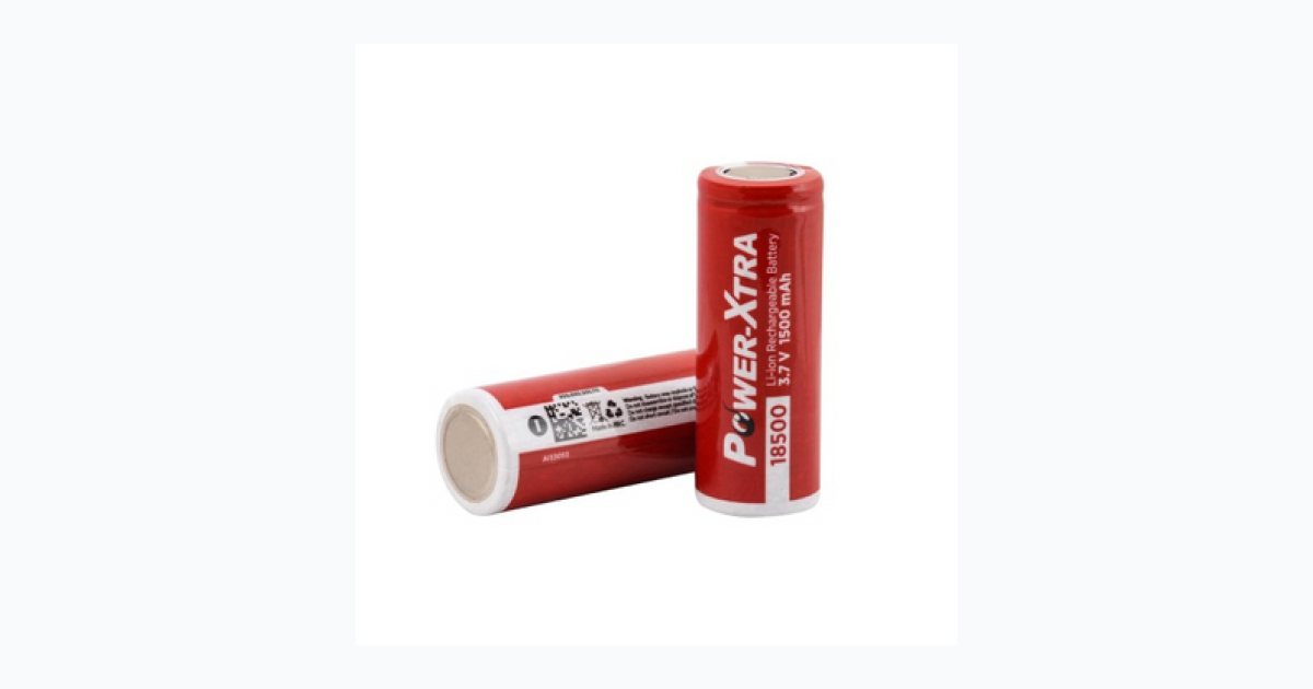 Power-Xtra 3.7V Li-Ion 18500 1500 Mah Şarjlı Pil