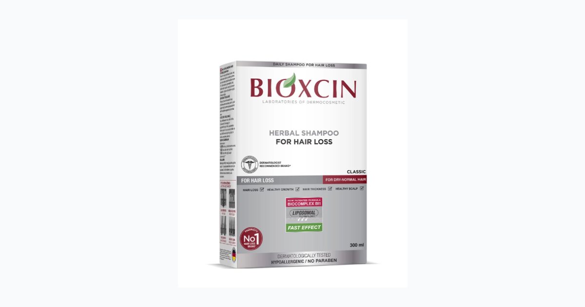 Bioxcin Saç Dökülmesine Karşı Bitkisel Klasik Şampuan Yağlı Saçlar 300 ml