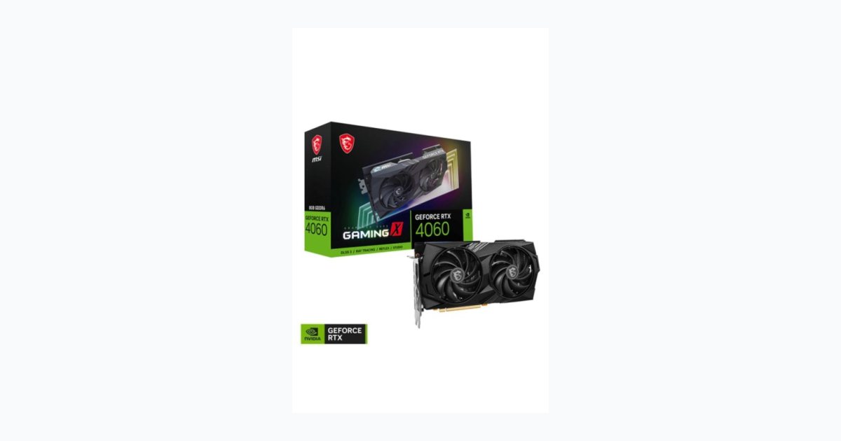 MSI GeForce RTX 4060 GAMING X 8G GDDR6 128Bit DX12 DLSS 3 Gaming (Oyuncu) Ekran Kartı