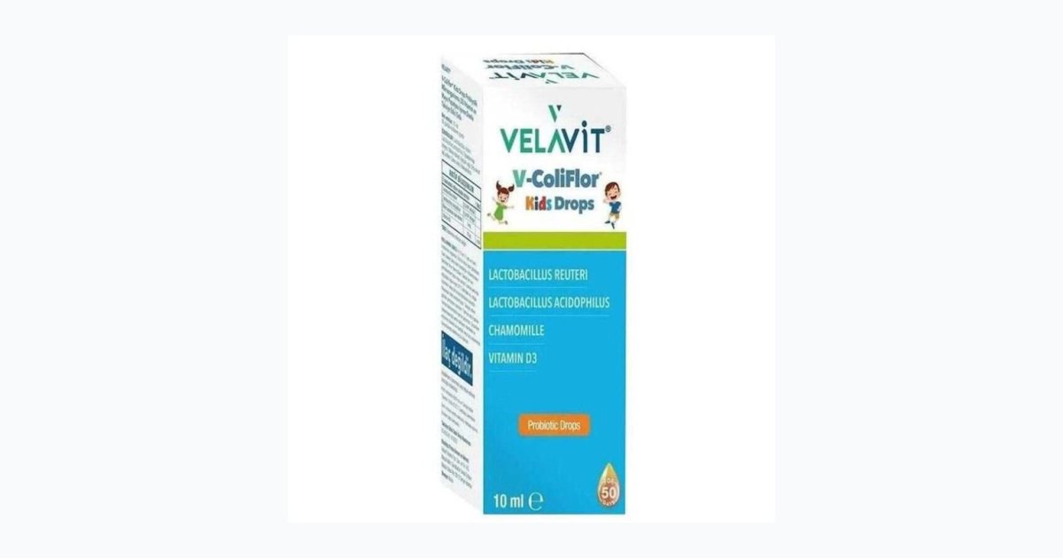 Velavit V-Coliflor Kids Drops Probiyotik Damla 10 Ml
