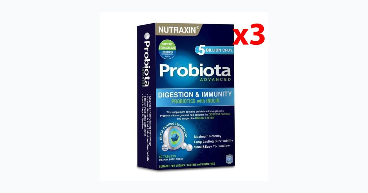 Nutraxin Probiota Advanced 60 Tablet 3 Adet