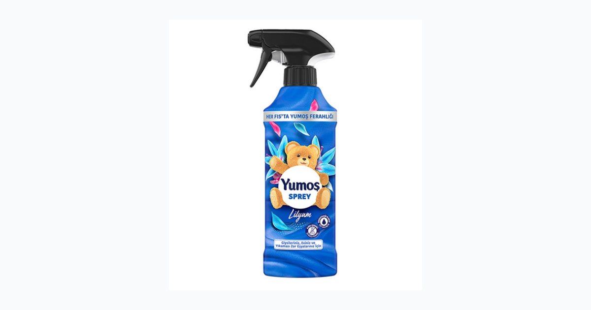 Yumoş Ev ve Tekstil Spreyi Lilyum Yıkanması Zor Eşyalar İçin 450 ml