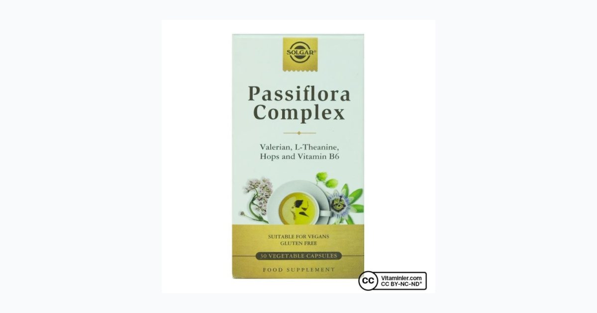 Solgar Passiflora Complex 30 Kapsül