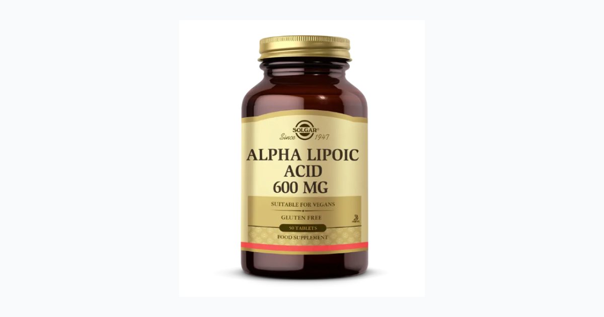 Solgar Alpha Lipoic Acid 600 Mg 50 Tablet