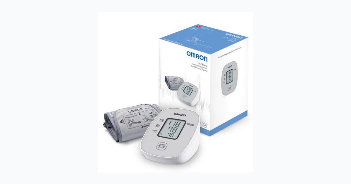 Omron M2 Basic Üst Koldan Pilli Dijital Tansiyon Aleti – Hipertansiyon Göstergeli